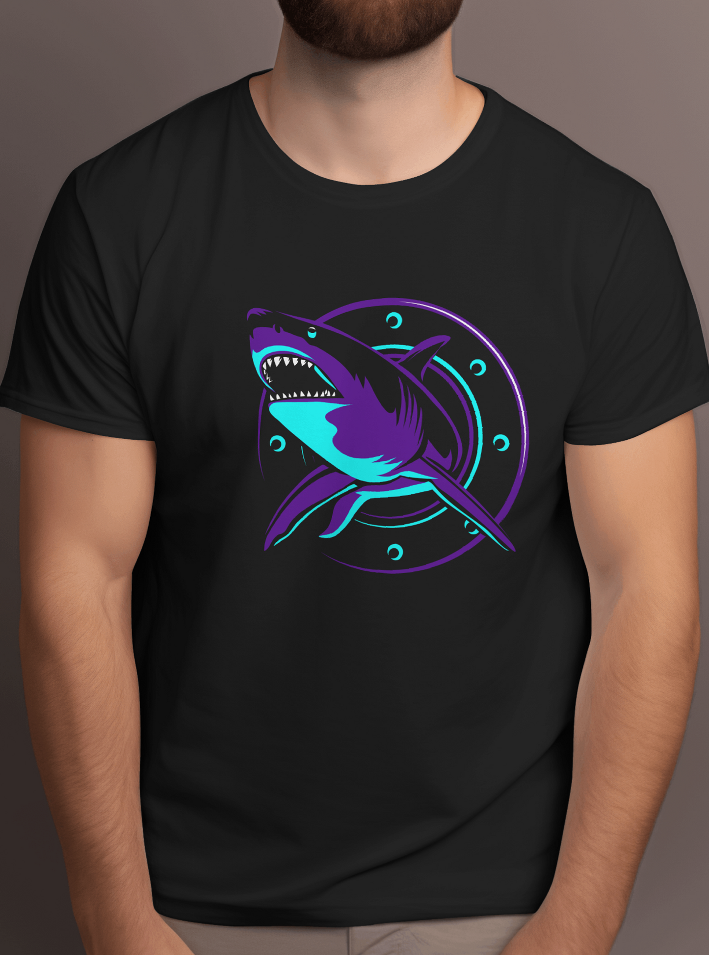 Men Shark Tshirt