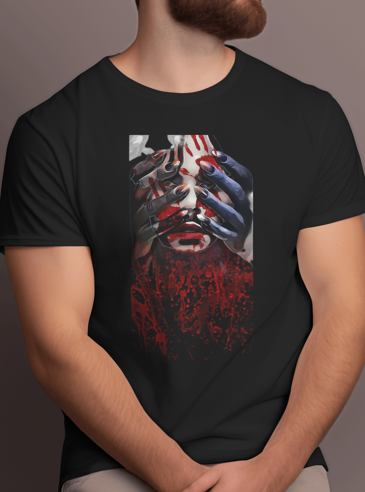 Men Horror Clown Tshirt