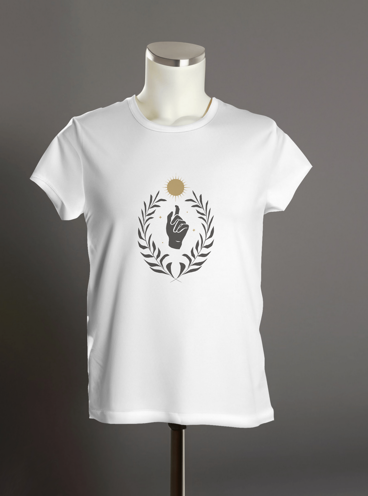 Women Hand and Moon Tshirt