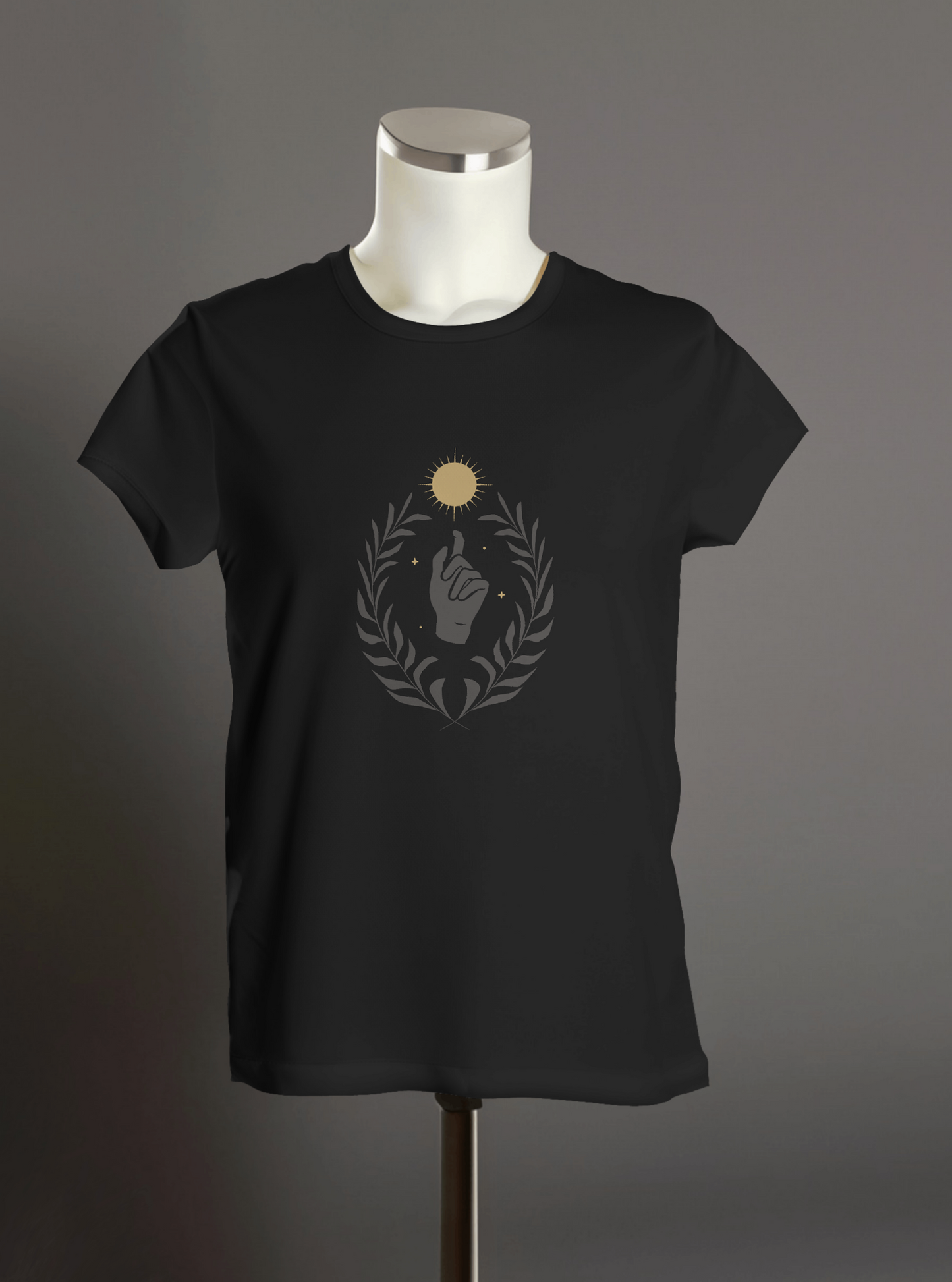 Women Hand and Moon Tshirt