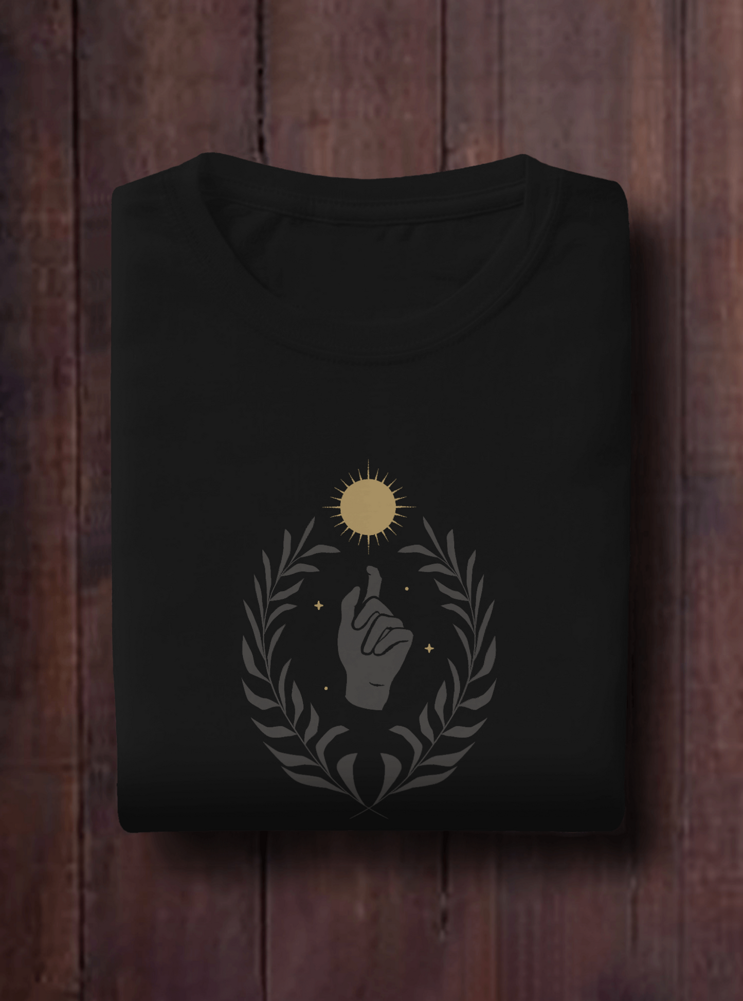 Women Hand and Moon Tshirt