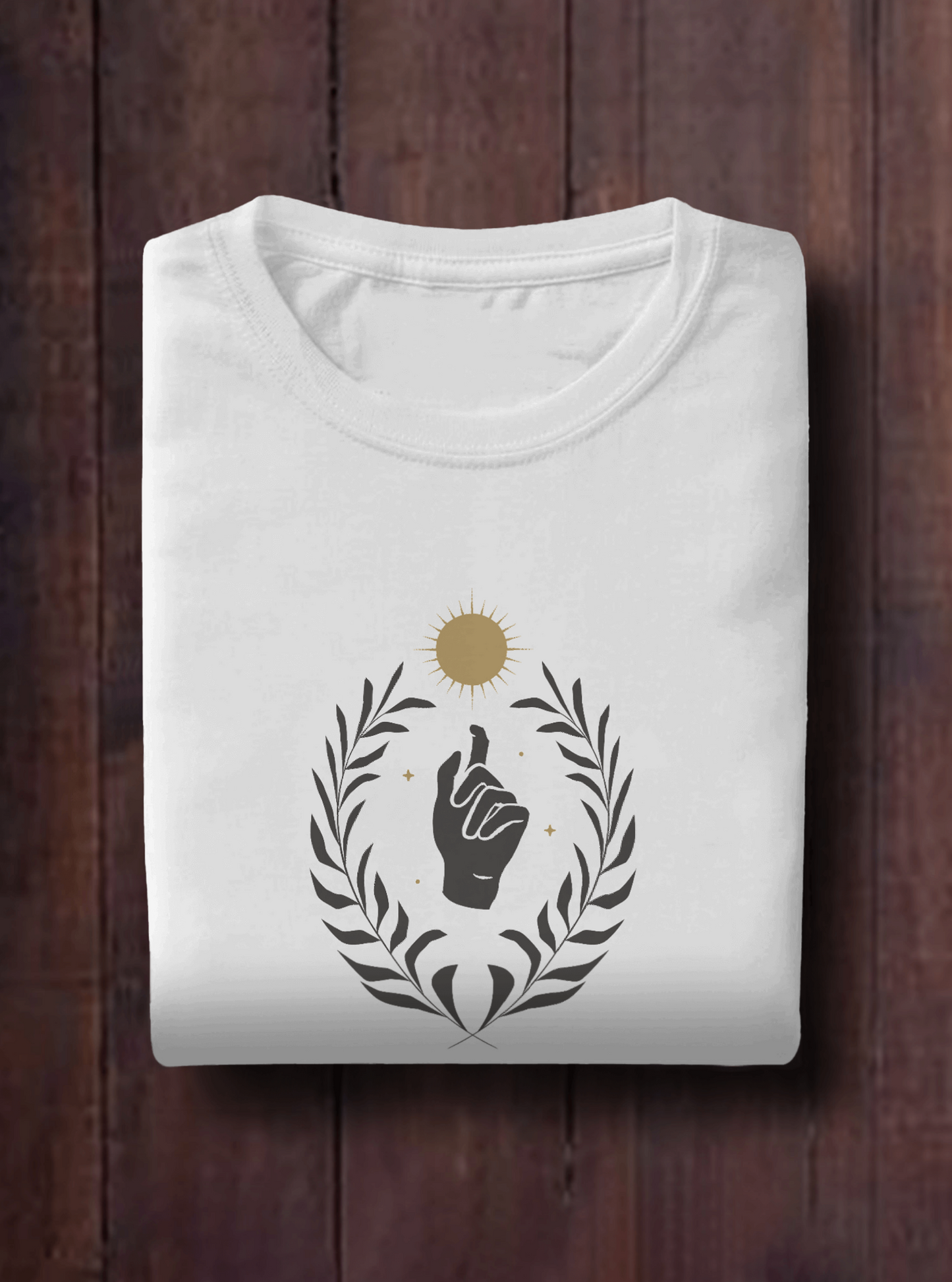 Women Hand and Moon Tshirt