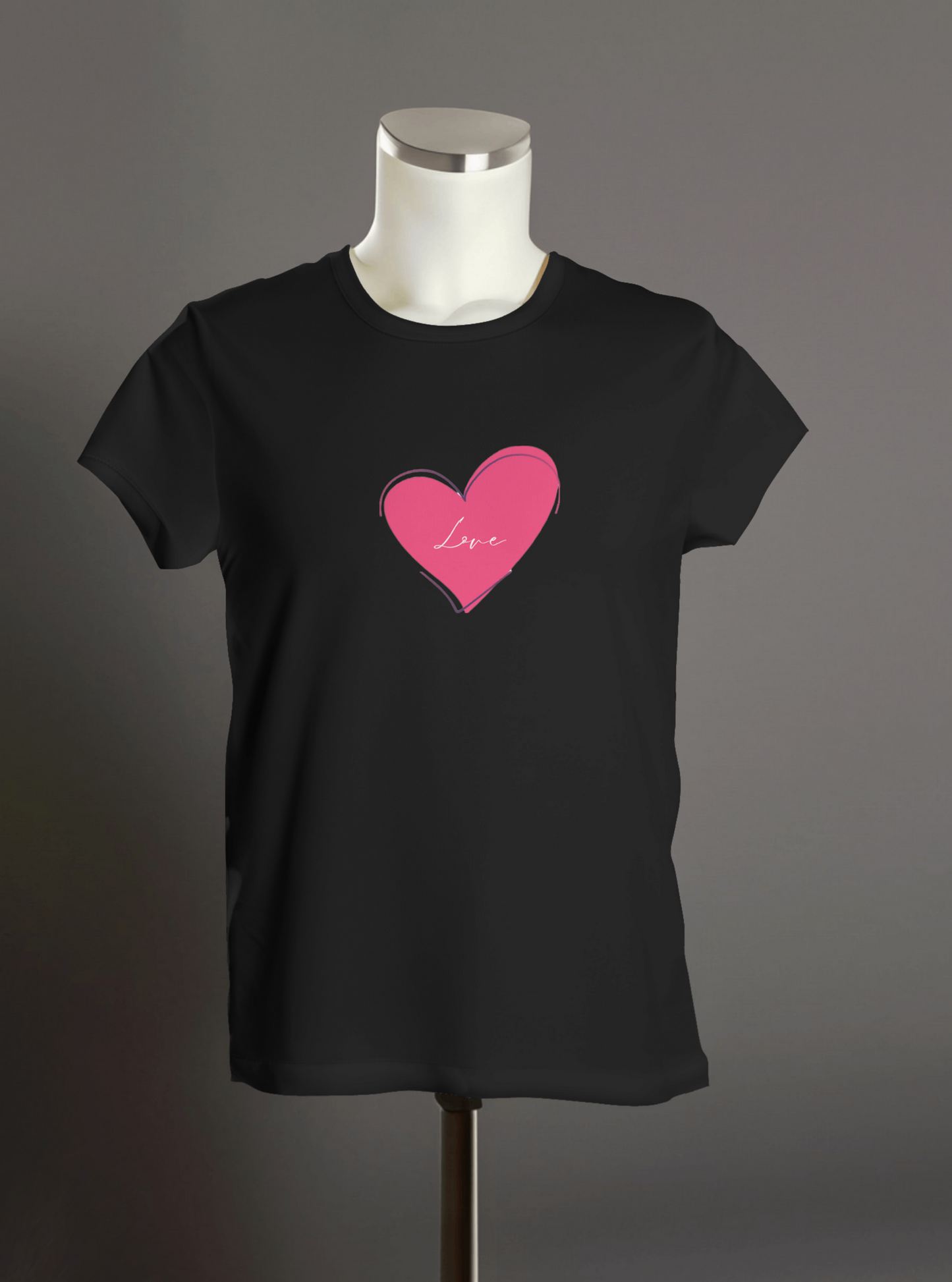 Women Heart Tshirt