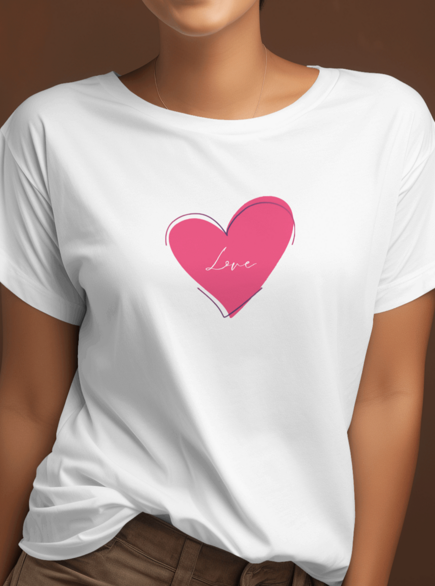 Women Heart Tshirt