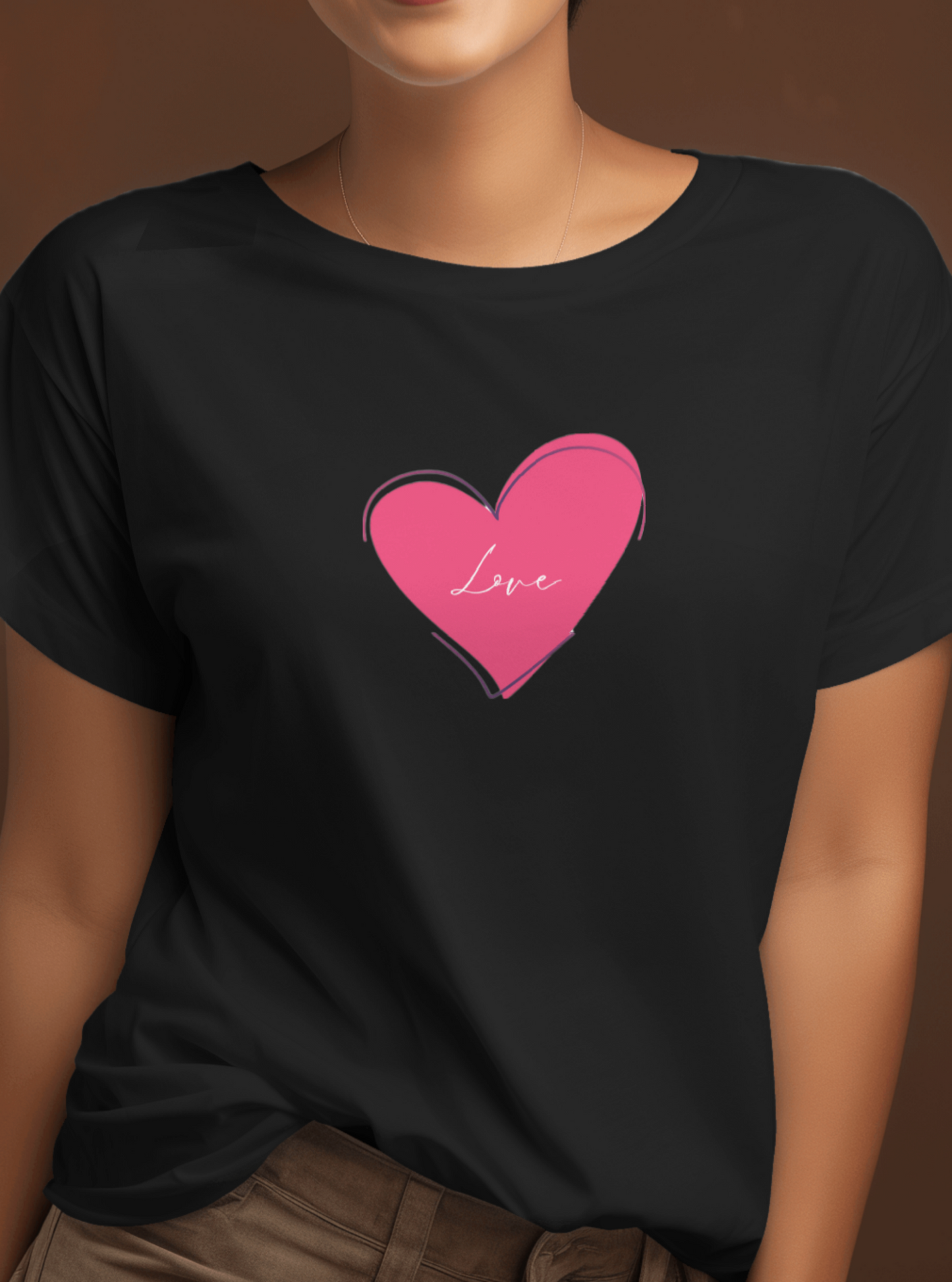 Women Heart Tshirt