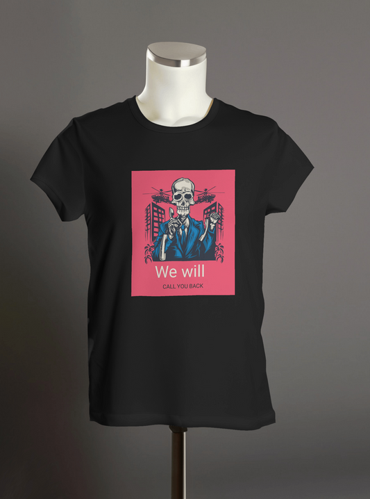 Unisex Skull Funny Tshirt