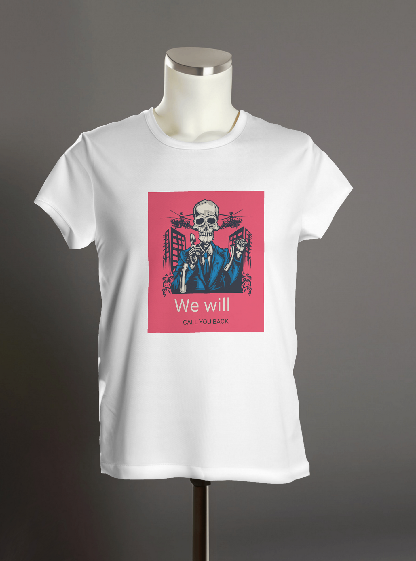 Unisex Skull Funny Tshirt