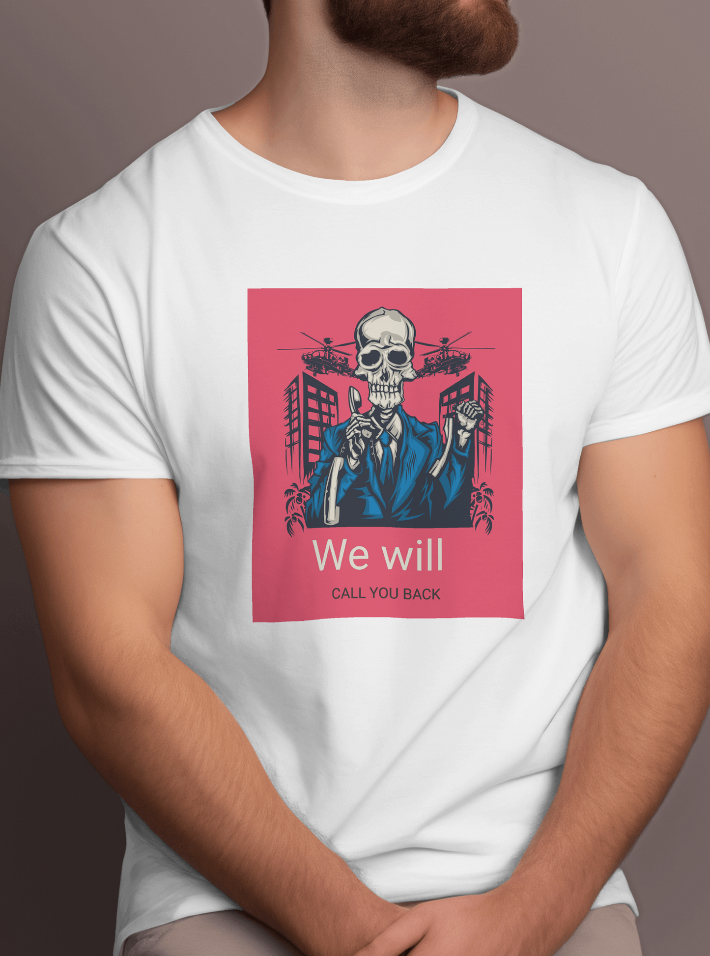 Unisex Skull Funny Tshirt